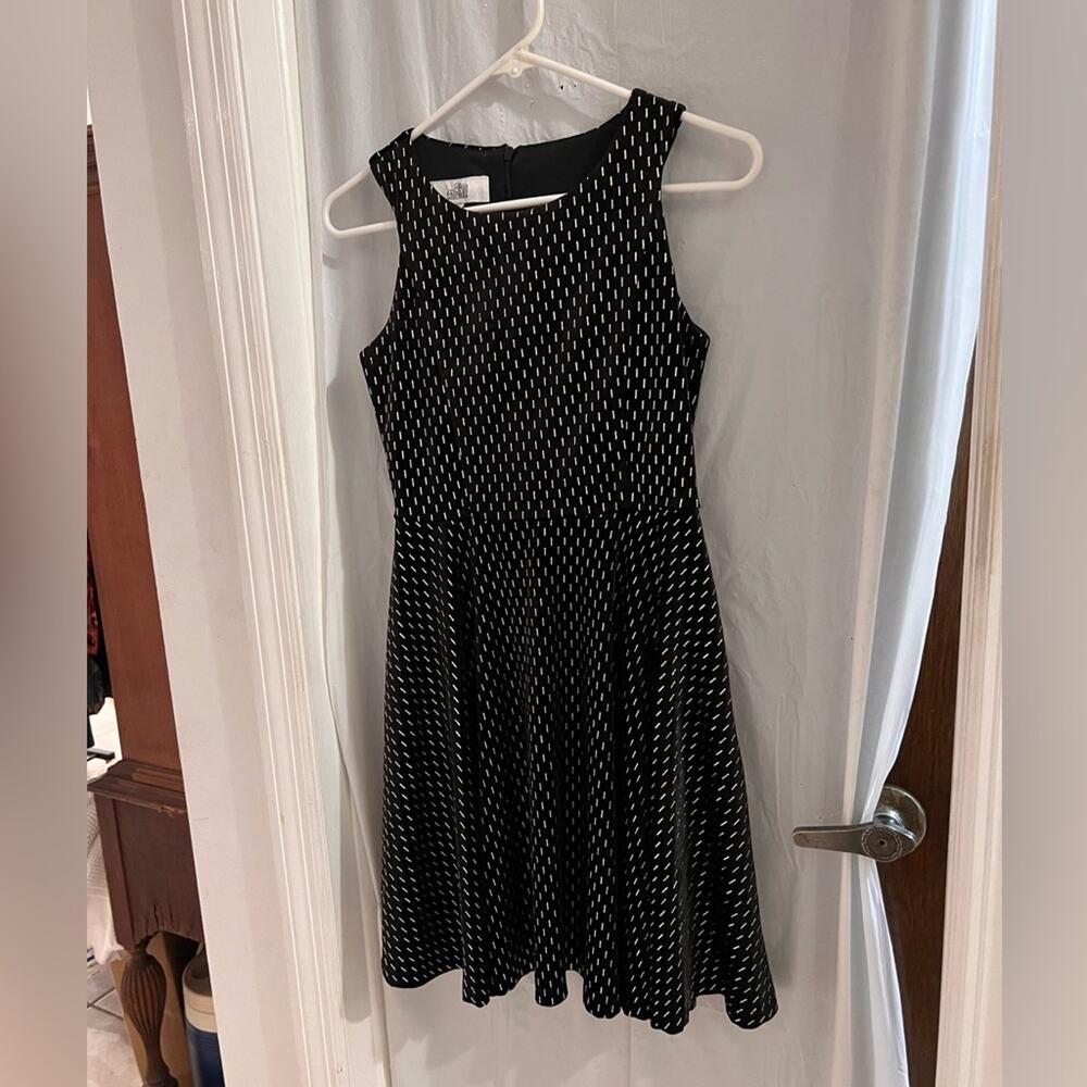 Belle badgley mishka black silver fit and flare girls dress size 14